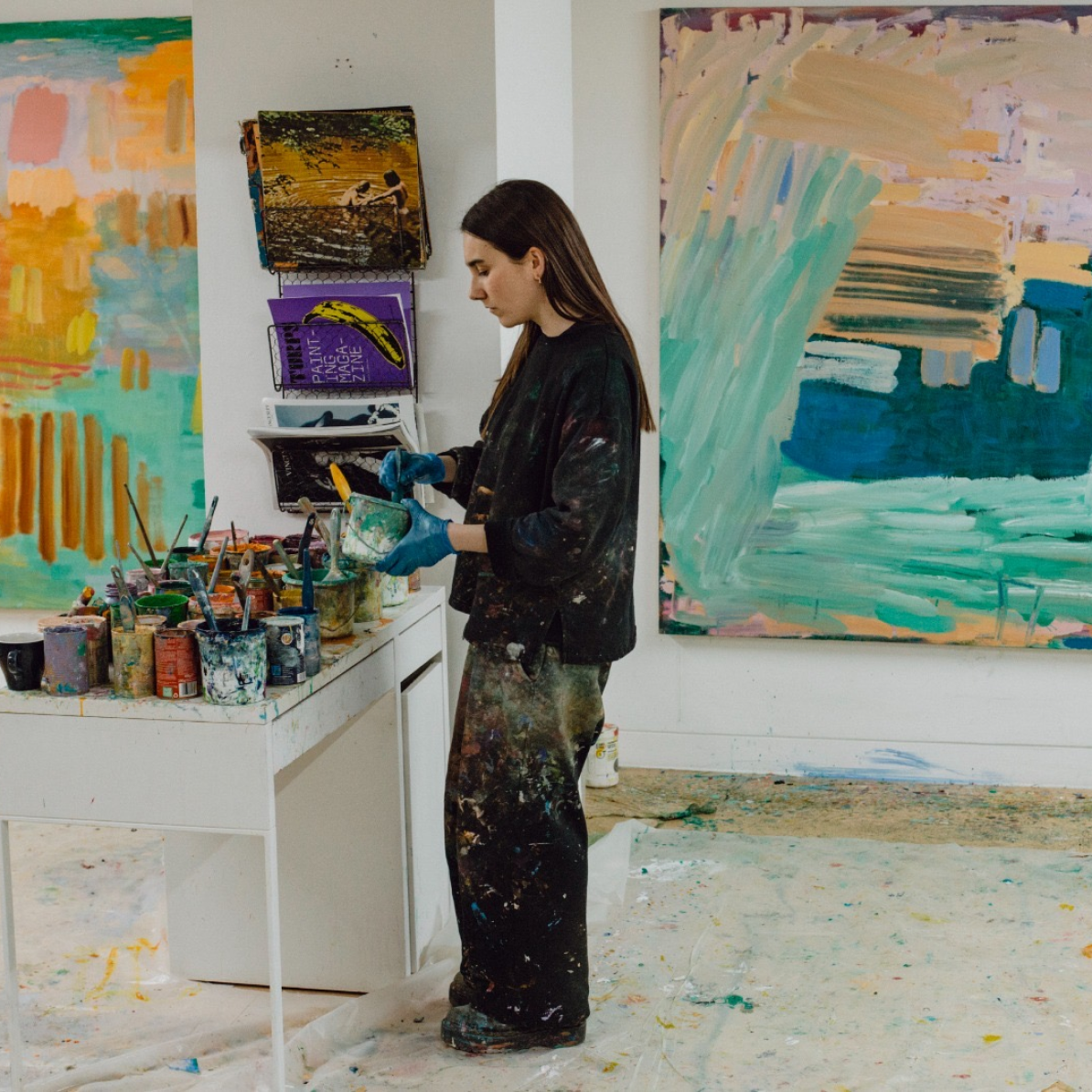 artist close-up